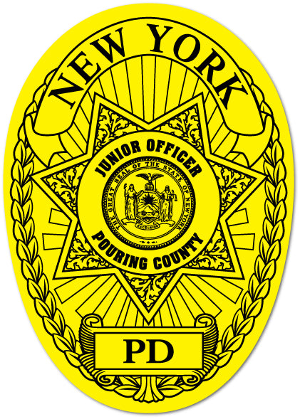 Junior Officer Police Stickers (Item #112)