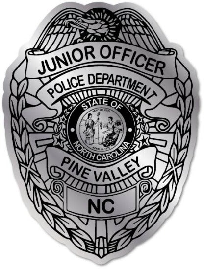 Police Department Badge Stickers (Item #109)