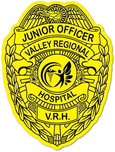 Police Department Badge Stickers (Item #109)
