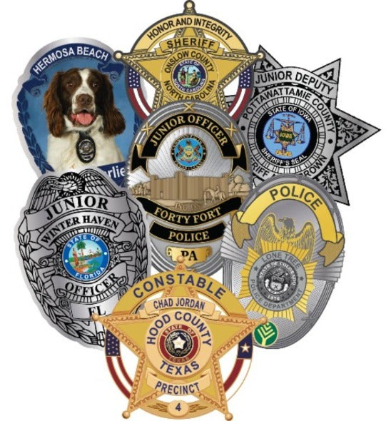 Custom Police Badge Sticker