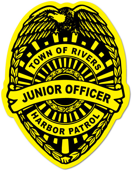 Custom Police Badge Stickers (Item #103)