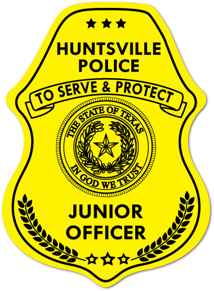 Police Junior Officer Shield Stickers (Item #104)