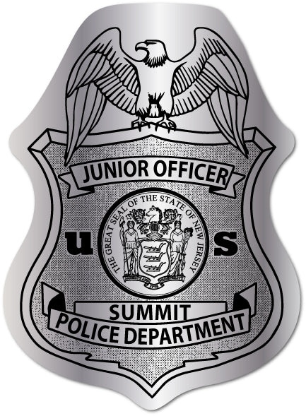 Police Support Stickers - Create Your Own Promotional Police Labels - 500-15,000 Quantities - #107 - Silver/Gold/White StickerShopLaw