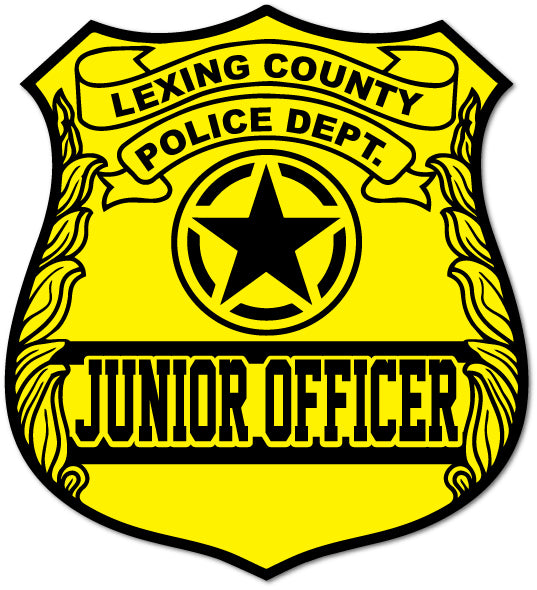 Junior Officer Badge Stickers (Item #108)