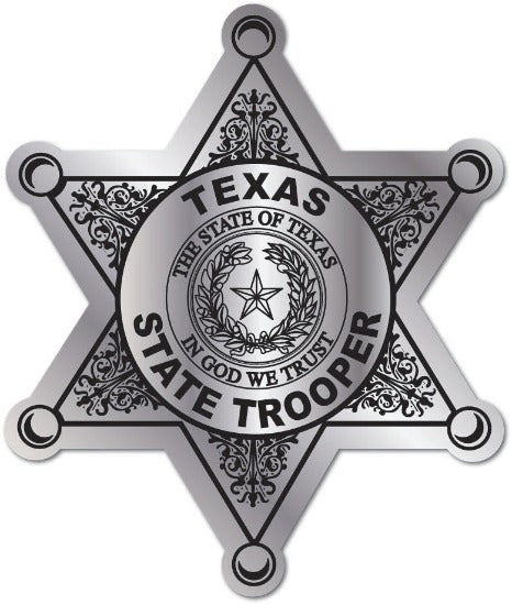 State Trooper Star Stickers (Item #603)