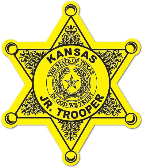 State Trooper Star Stickers (Item #603)