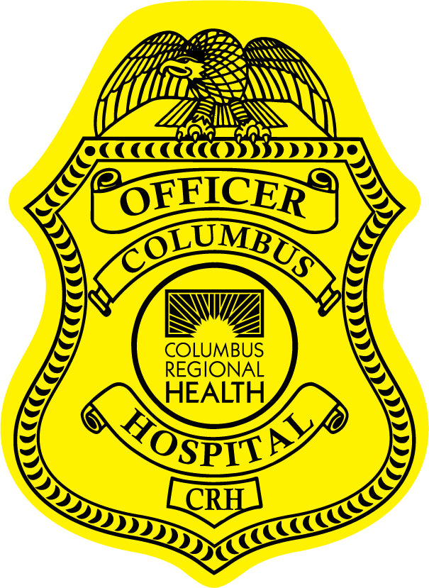 Hospital Security Badge with Junior Officer