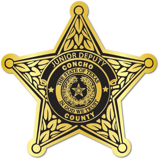Junior Sheriff Deputy Star Stickers (Item #204)