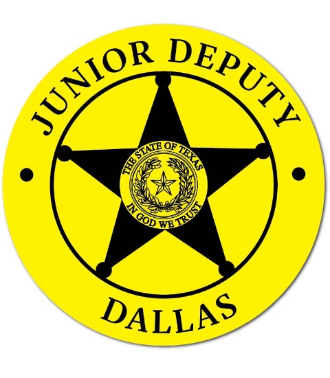 Sheriff Circle JUNIOR DEPUTY Sticker