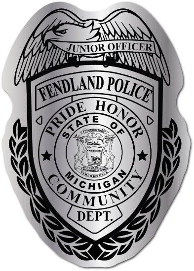 Junior Deputy Police Badge Stickers (Item #110)