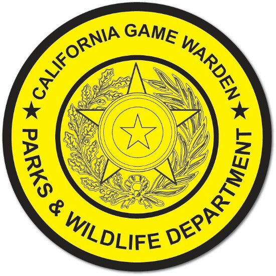 CIRCLE GAME WARDEN BADGE STICKER