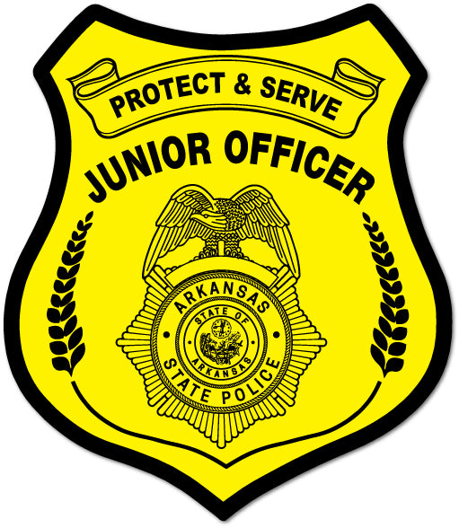 Junior Officer Badge Stickers (Item #106)