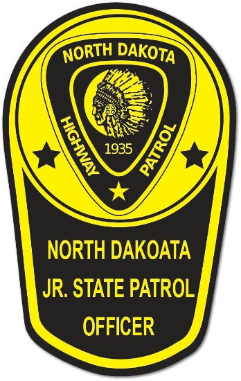 Jr. State Patrol Officer Badge Sticker
