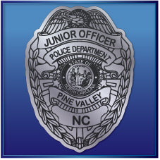 POLICE BADGE STICKERS