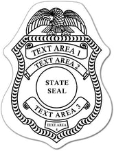 Load image into Gallery viewer, Police Badge Stickers (Item #111)
