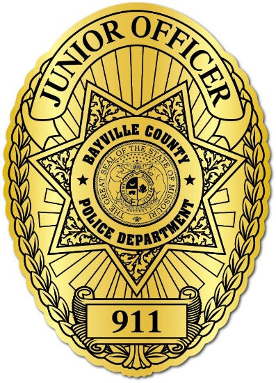 Junior Officer Police Stickers (Item #112)