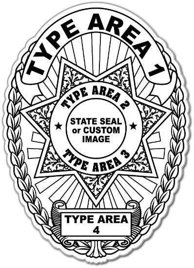 Junior Officer Police Stickers (Item #112)