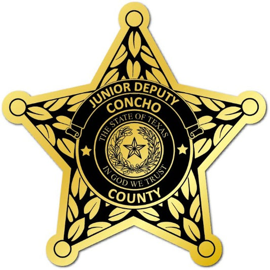 Junior Sheriff Deputy Star Stickers (Item #204)