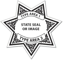 Load image into Gallery viewer, Jr. Trooper Sheriff Star Stickers (Item #216)
