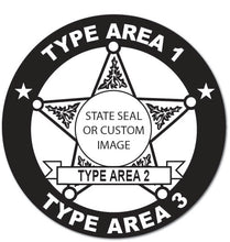 Load image into Gallery viewer, Junior Deputy Circle Stickers (Item #218)
