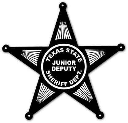 Sheriff Dept. Junior Deputy Sheriff Star Sticker