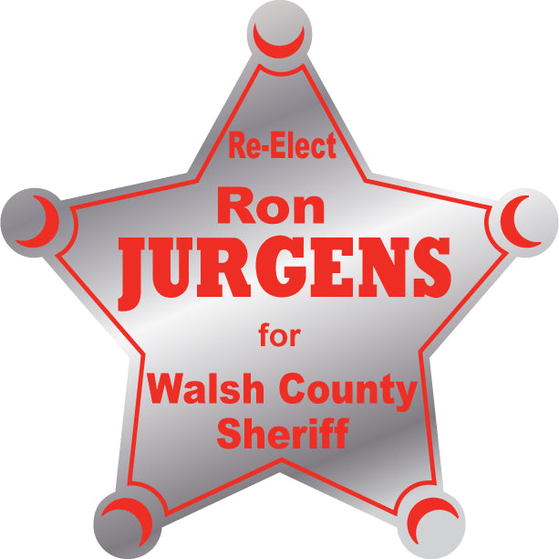 Silver Foil Election Elect Constable Sticker I Voted Election Sticker Election Day Badge