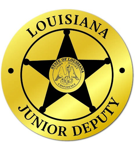 GOLD CUSTOM SHERIFF DEPT. STICKER