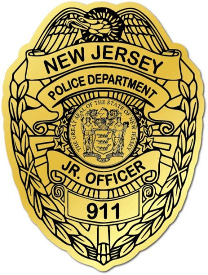 Police Department Badge Stickers (Item #109)