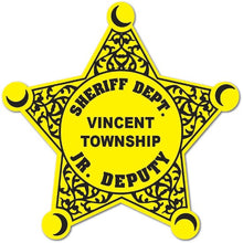 Load image into Gallery viewer, Junior Deputy / Junior Sheriff Star Stickers (Item #201)
