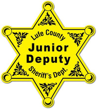 Load image into Gallery viewer, Junior Deputy Sheriff Star Stickers (Item #210)
