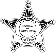 Load image into Gallery viewer, Junior Deputy Sheriff Star Stickers (Item #211)
