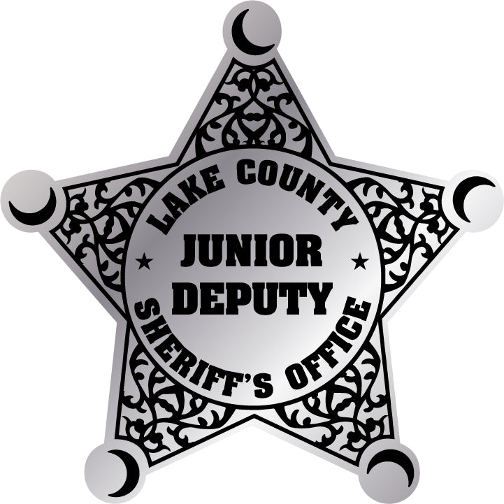 Jr Deputy Sheriff Office Badge Silver
