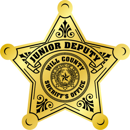 JR. DEPUTY CUSTOM STICKER SHERIFF'S OFFICE (Item #202)