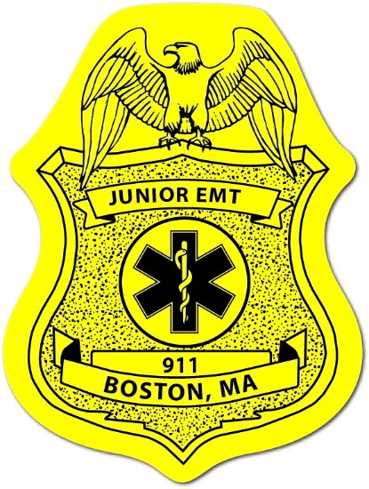 Junior EMT Badge Sticker