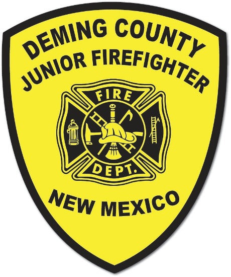 JUNIOR FIREFIGHTER SHIELD BADGE