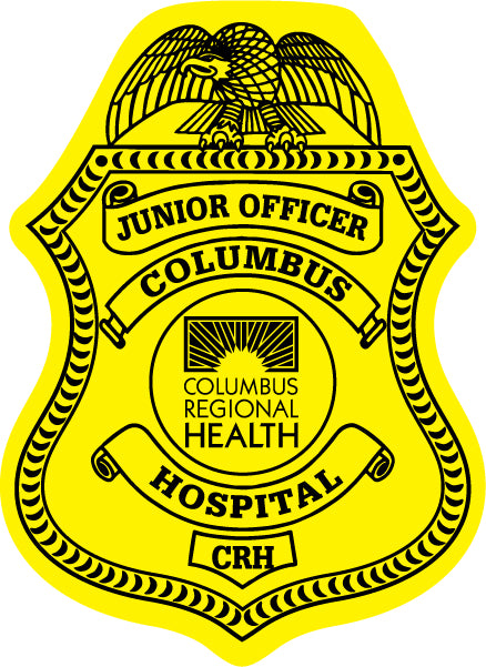 Hospital Security Badge with Junior Officer 