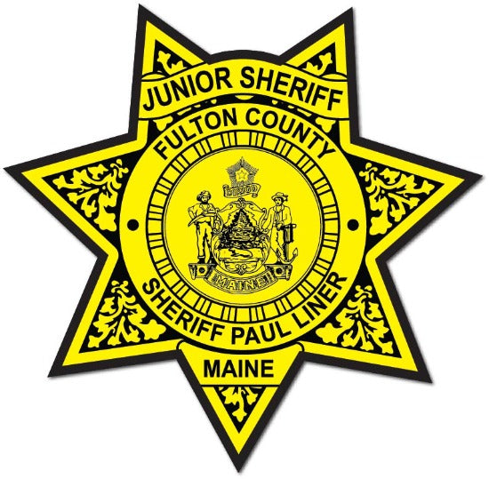 Yellow Sheriff Star Junior Sheriff Sticker