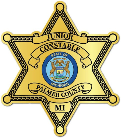 Jr. Constable Custom Badge Sticker Star 6pt. 