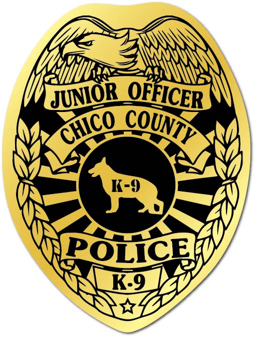 K-9 Unit Police Dept. Badge Sticker 