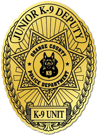 Police Department K-9 Unit Junior Deputy Officer