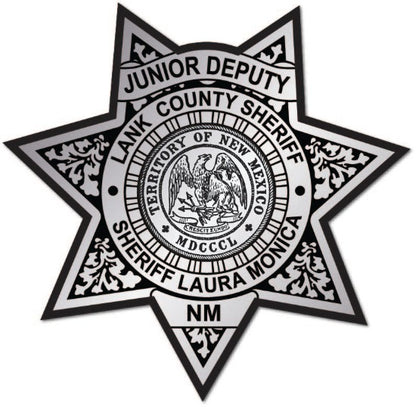 7pt. Sheriff Star Junior Deputy Sheriff's Office Badge Sticker