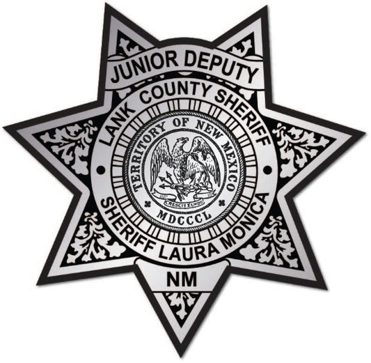 7pt. Sheriff Star Junior Deputy Sheriff's Office Badge Sticker