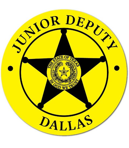 Sheriff Circle JUNIOR DEPUTY Sticker