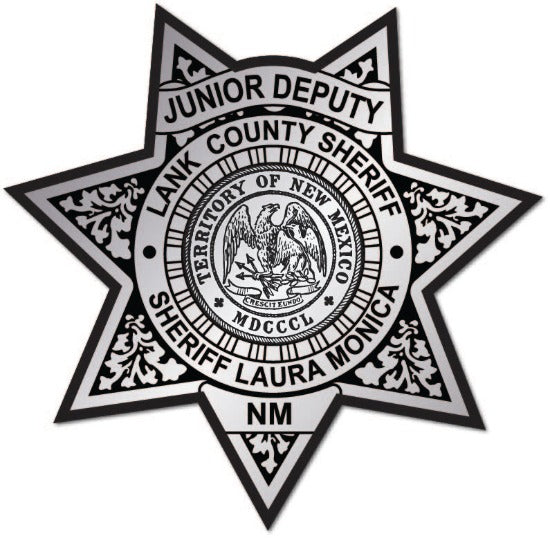 7pt. Junior Deputy Sheriff Star Stickers (Item #217)