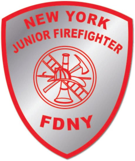 Jr. Firefighter Custom Shield Sticker