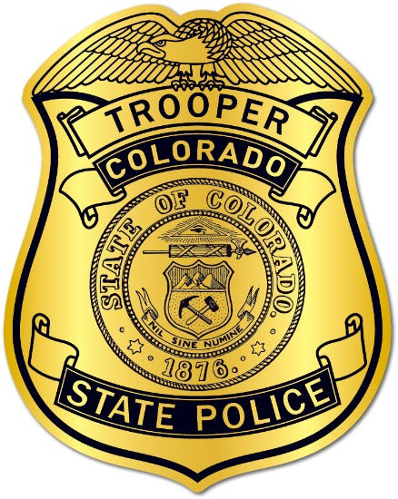Gold Trooper Badge State Police