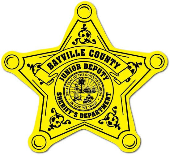 Yellow Jr. Deputy Sheriff's Star Officer