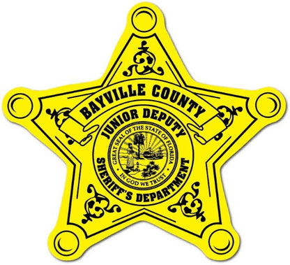 Yellow Jr. Deputy Sheriff's Star Officer