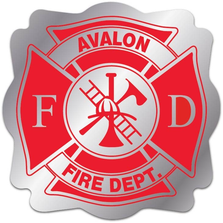 Fire Department Stickers - 500+ Junior Firefighter Stickers - Maltese Cross Badges- Free Proof Before Printing - White/Silver/Gold Labels