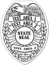Load image into Gallery viewer, Junior Officer / Junior Deputy Police Stickers (Item #101)
